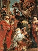 RUBENS, Pieter Pauwel The Adoration of the Magi (detail) f oil painting artist